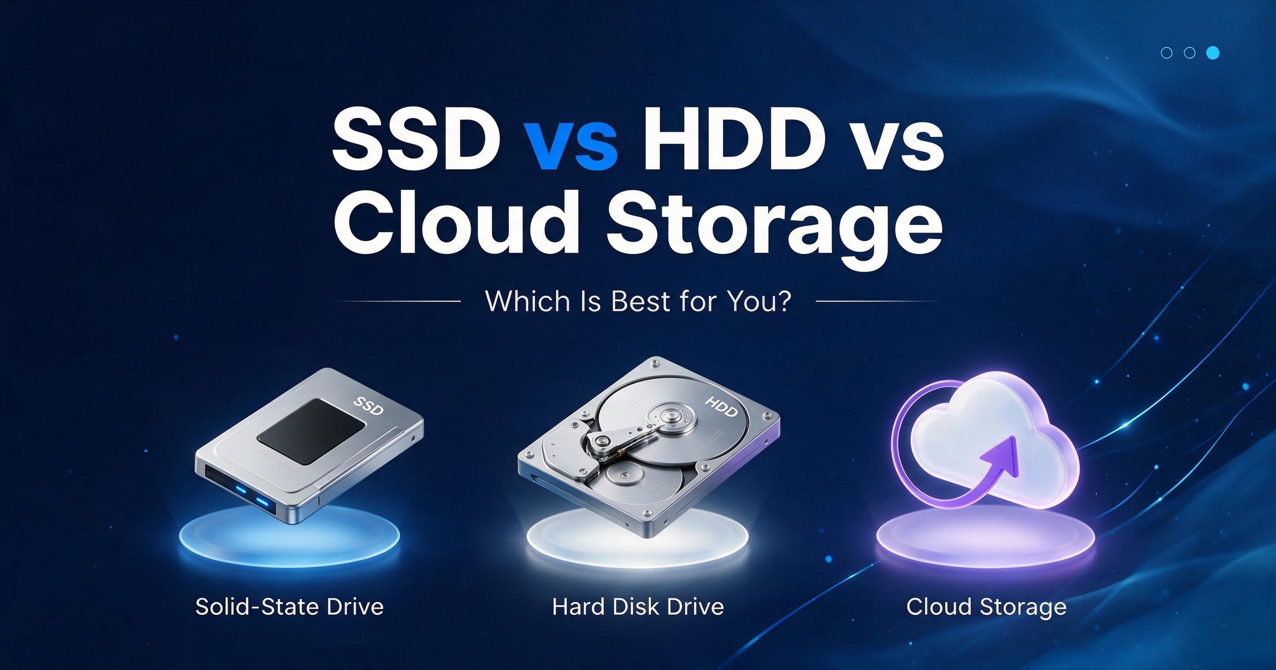 You are currently viewing SSD vs HDD vs Cloud Storage: Which Is Best for You?